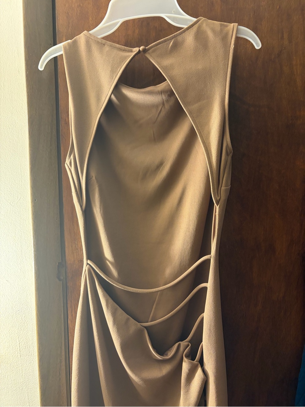 Fashion Nova Brown Sleeveless Mini Dress - Picture 3 of 5